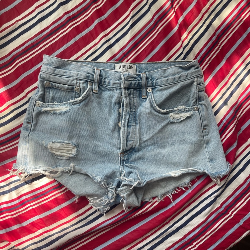 Agolde parker, vintage, Jean cut off shorts in size 24